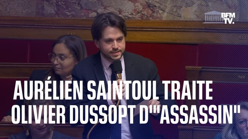Aurélien Saintoul sanctionné après avoir traité Olivier Dussopt d' »assassin »