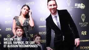 Ballon d’Or : Messi, Rapinoe, De Ligt et Alisson récompensés