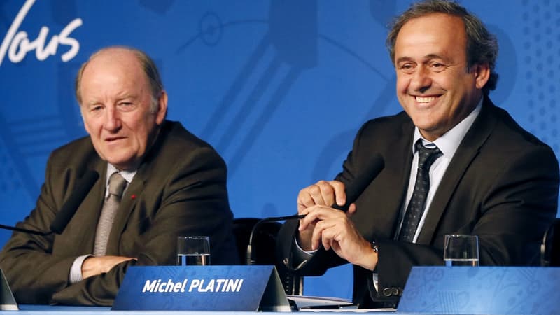 Jacques Lambert et Michel Platini