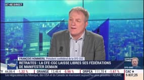 François Hommeril estime que : "l'abandon du système de référence de la retraite de base sur les 25 meilleures années est quelque chose qui dévalorise les carrières ascendantes".