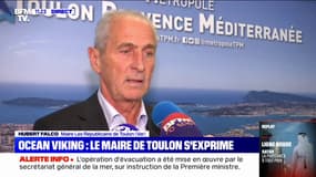 Hubert Falco, maire de Toulon, sur l'Ocean Viking: "On ne peut pas voir mourir ces gens sur la Méditerranée"