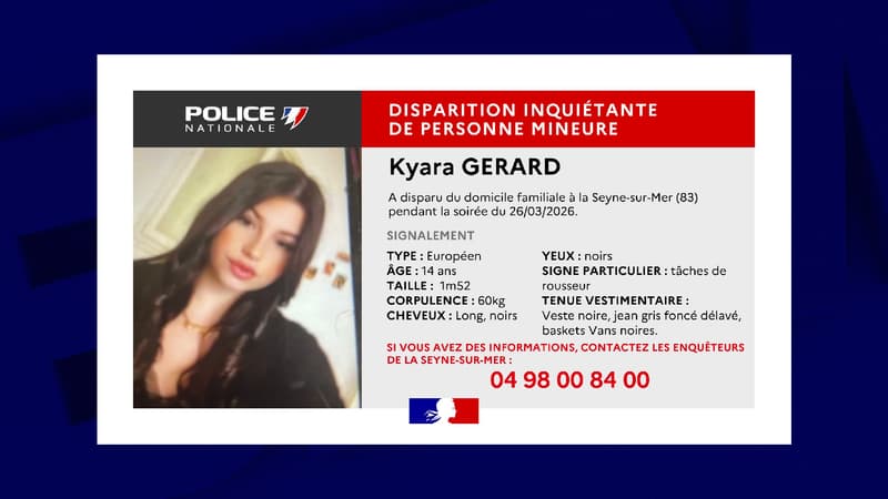 Disparition inquiétante d'une adolescente de 14 ans à la Seyne-sur-Mer, un appel à témoins lancé