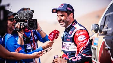 Le pilote qatari Nasser Al-Attiyah, vainqueur du Dakar 2023