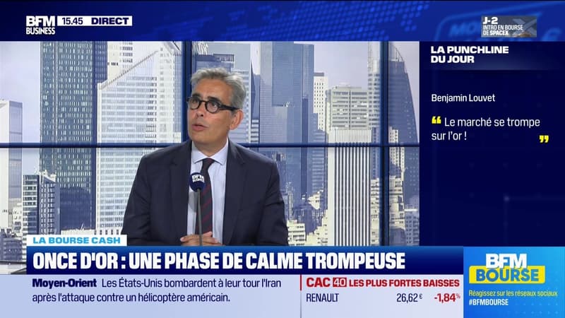 La bourse cash : « Le marché se trompe sur l’or » 