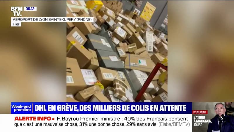 80% des salariés de DHL France en grève: à quelques jours de Noël, des milliers de colis en attente