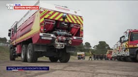 Avec les soldats du feu à Brignoles, dans le Var