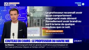 Le Havre: le professeur accusé d'avoir brandi un couteau nie les faits