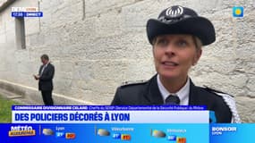 Lyon: un hommage rendu et des policiers décorés lors d’une cérémonie