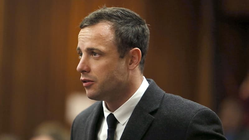 Oscar Pistorius, lors de son procès le 8 juillet 2014.