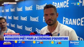 JO 2024: Florent Manaudou prêt pour la cérémonie d'ouverture