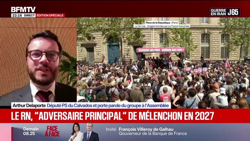 Jean-Luc Mélenchon, candidat pour l'élection présidentielle: "Il n'est pas la meilleure des solutions pour battre l'extrême droite", déclare Arthur Delaporte, député PS