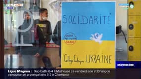 Guerre en Ukraine: la solidarité s'organise dans le collège Fontreyne à Gap 