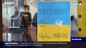 Guerre en Ukraine: la solidarité s'organise dans le collège Fontreyne à Gap 