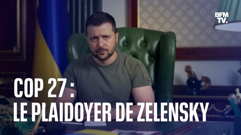 Cop 27: Volodymyr Zelensky demande la création d'une plateforme mondiale 