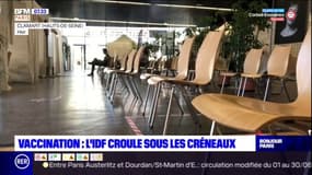 Vaccination contre le Covid-19: l'Ile-de-France croule sous les créneaux