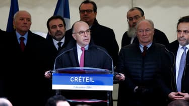 Bernard Cazeneuve à Créteil, le 7 décembre 2014.