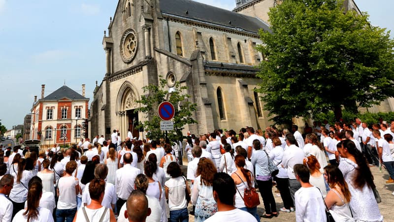 Les obsèques de Kevin à Mourmelon-le-Grand le 2 juin 2018