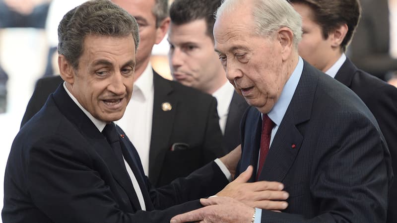 Nicolas Sarkozy et Charles Pasqua