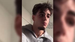 Selim, un jeune homme de 19 ans victime d'une agression homophobe dans le tram à Caen le 10 janvier 2025.