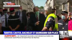 Nantes: Jean Castex, Roselyne Bachelot et Gérald Darmanin sont arrivés sur place