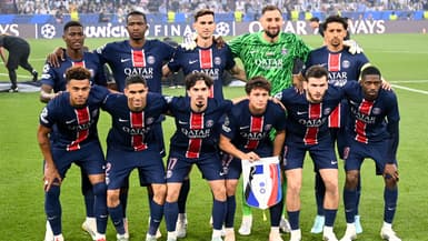 L'équipe du PSG, le 31 mai 2025