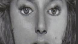 Dessin du visage de la jeune femme. Dessin du visage de la jeune femme.