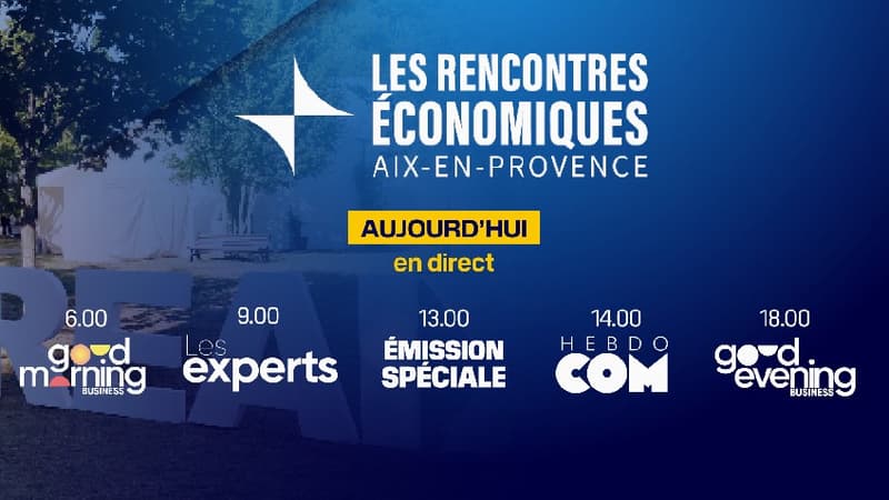 EMISSION SPECIALE - BFM Business est aux rencontres économiques d'Aix-en-Provence