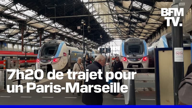 4h30 pour un Paris-Lyon, 7h20 jusqu'à Marseille... Pourquoi vos trains seront ralentis ces quatre prochains jours