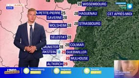Météo: ensoleillé mais risque d'orages en Alsace ce vendredi, une maximale de 29°C à Guebwiller et Altkirch, 19°C au Markstein 
