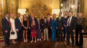 La famille Trump avec Elon Musk
