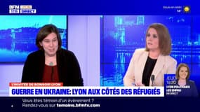 Guerre en Ukraine: l'adjointe déléguée à l'accueil et l'hospitalité à la ville de Lyon, précise que la ville enregistre "environ 100 arrivées par jour" de réfugiés