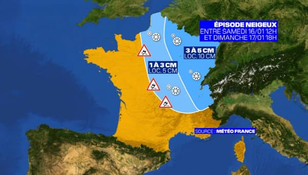 Entre 1 à 3 cm de neige sont attendus en Ile-de-France ce week-end. Entre 1 à 3 cm de neige sont attendus en Ile-de-France ce week-end.