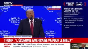 "Je ne reconnais pas la France et certains endroits en Europe" dénonce Donald Trump à Davos
