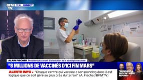 Alain Fischer: "Le vaccin AstraZeneca est un bon vaccin, y compris pour les personnes de moins de 65 ans atteintes de comorbidité"