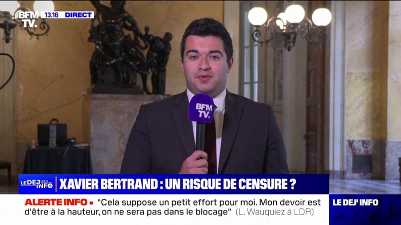 Hypothèse Xavier Bertrand à Matignon: peut-il éviter la censure?