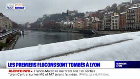 Les premiers flocons sont tombés à Lyon