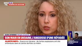 Réfugiée en France, l'angoisse d'une Ukrainienne pour son mari médecin resté au front