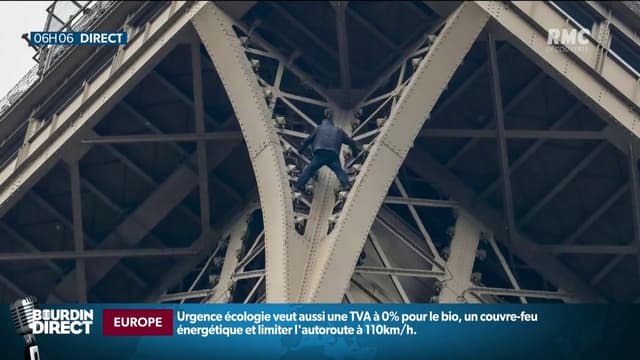 Un homme suspendu au dernier étage de la Tour Eiffel pendant des heures: comment les pompiers ont réussi le sauvetage