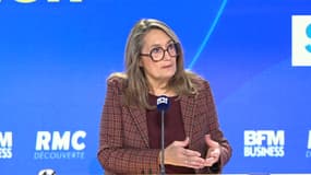 Sophie Primas, ministre déléguée chargée du Commerce extérieur, sur le plateau de BFM Business le 18 novembre 2024.