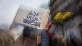 Une manifestation à Paris en soutien au peuple iranien le 17 janvier 2026. Photo d'illustration
