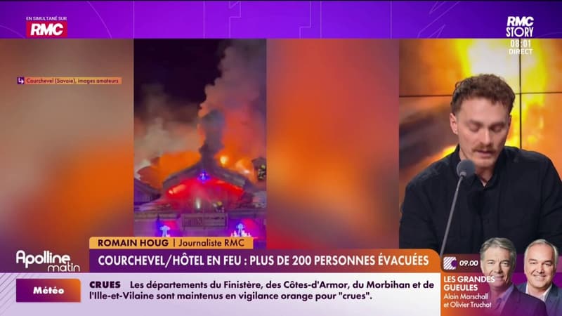 Courchevel/Hôtel en feu : Plus de 200 personnes évacuées