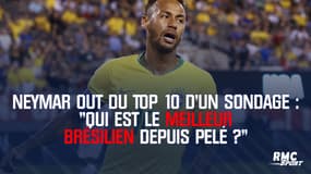 Neymar out du Top 10 d'un sondage : "Qui est le meilleur brésilien depuis Pelé ?"