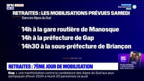 Réforme des retraites: 7e journée de mobilisation dans les Alpes du Sud