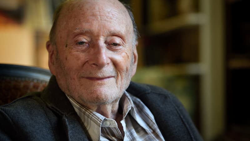 Michel Vinaver, à Paris en octobre 2015