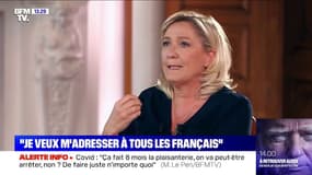 Marine Le Pen: "Je ne m’adresse pas qu’aux gens de droite, je veux m’adresser à tous les Français"