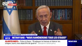 Gaza: "Cette trêve est le résultat de notre collaboration avec l'administration Biden et celle de Trump", affirme Benjamin Netanyahu