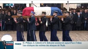 Mehdi a assisté à l'hommage au colonel Beltrame:"Il laisse le courage, l'amour de la France. C'est un vrai héros, un modèle" 