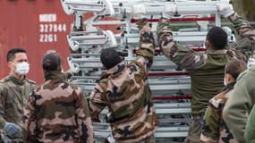 L'hôpital de campagne installé en urgence à Mulhouse