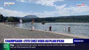 "L'été chez vous": visite du plan d'eau de la Vallée du Champsaur dans les Hautes-Alpes