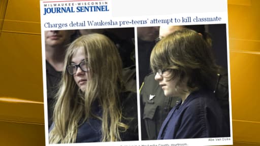 Les deux jeunes filles affirment avoir voulu tuer pour satisfaire le "Slenderman", créature imaginaire du web.